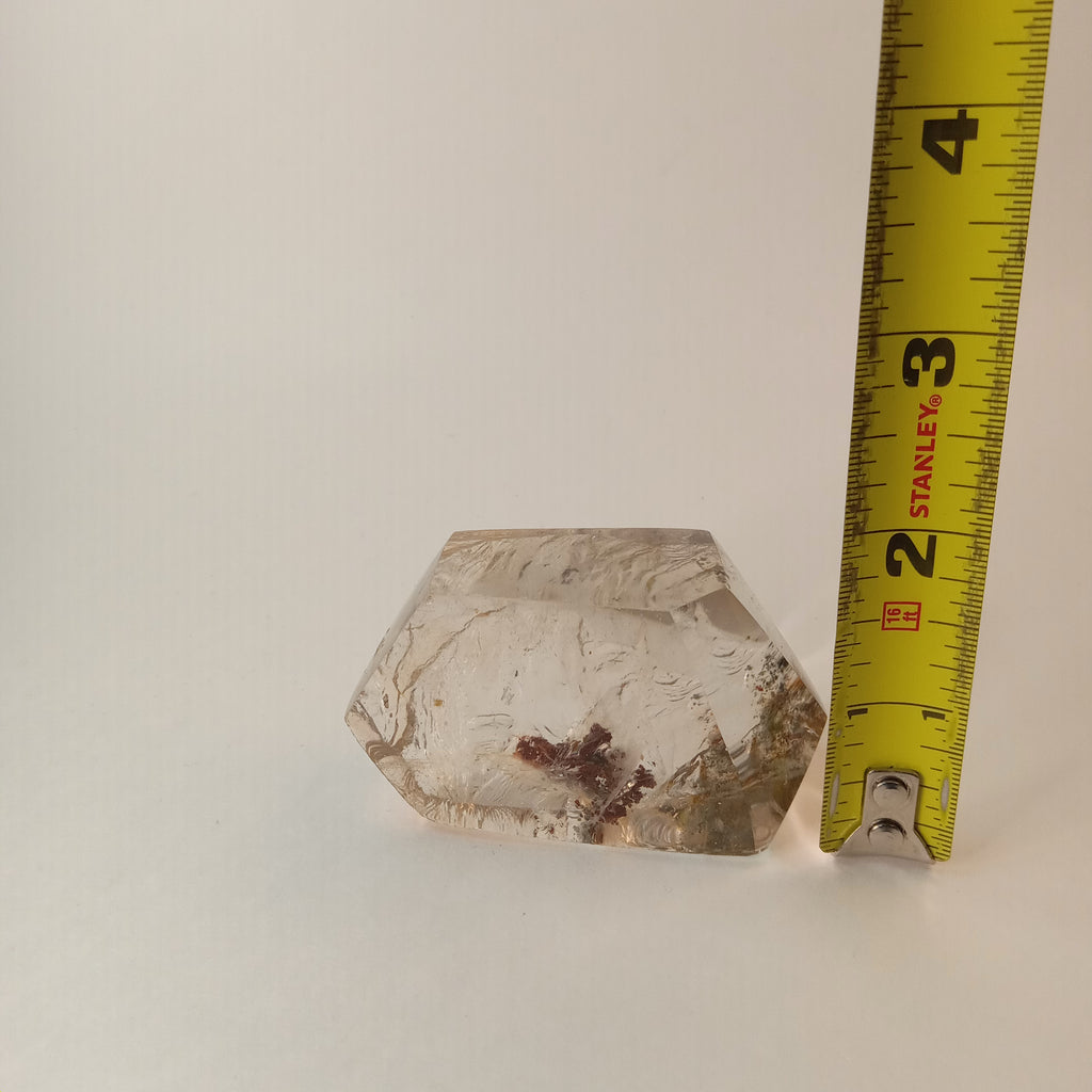 Garden Quartz Free Form with Floating Botanical Inclusion | GQF-023