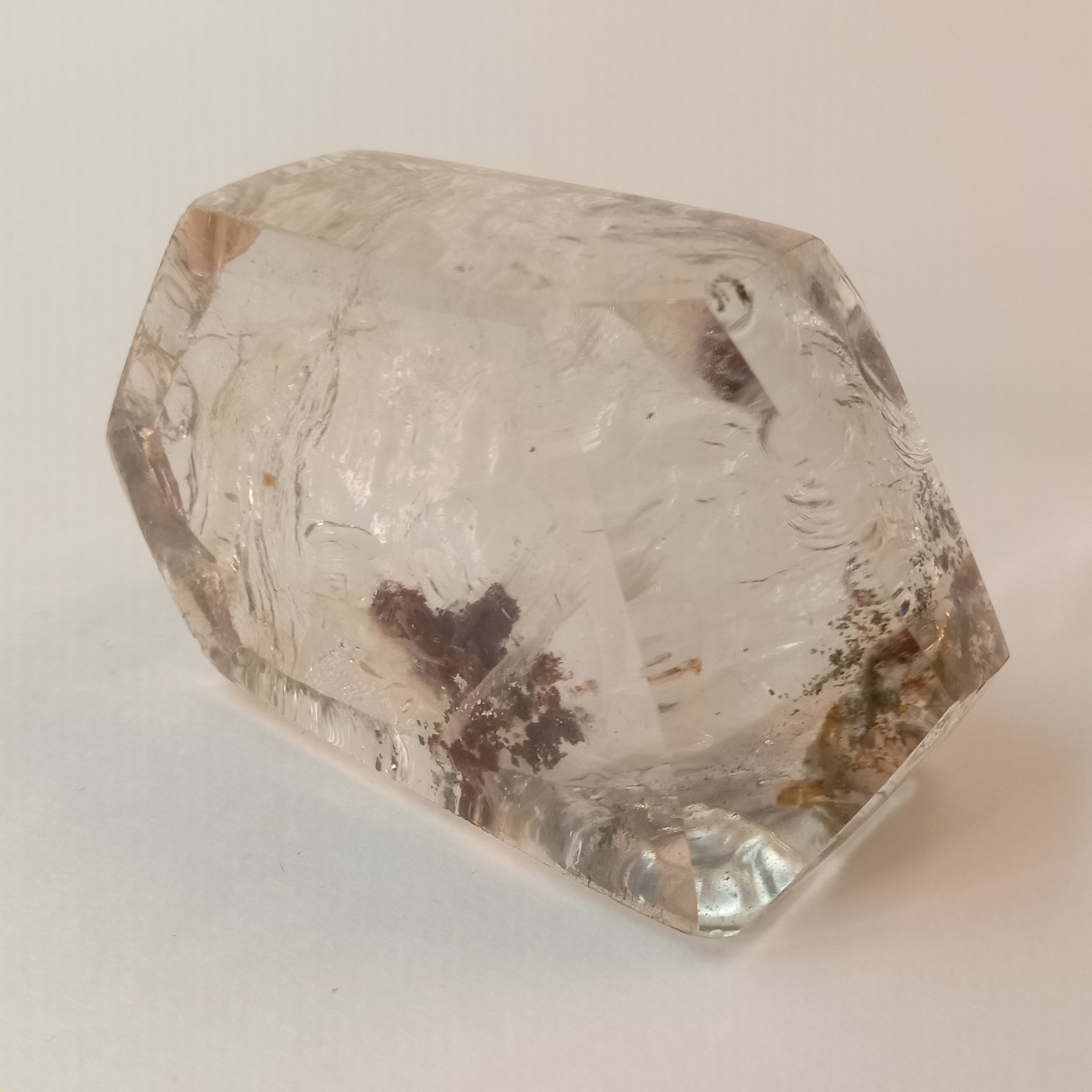 Garden Quartz Free Form with Floating Botanical Inclusion | GQF-023