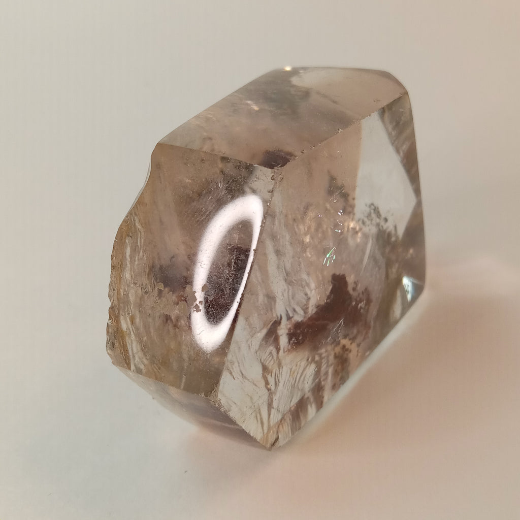 Garden Quartz Free Form with Floating Botanical Inclusion | GQF-023