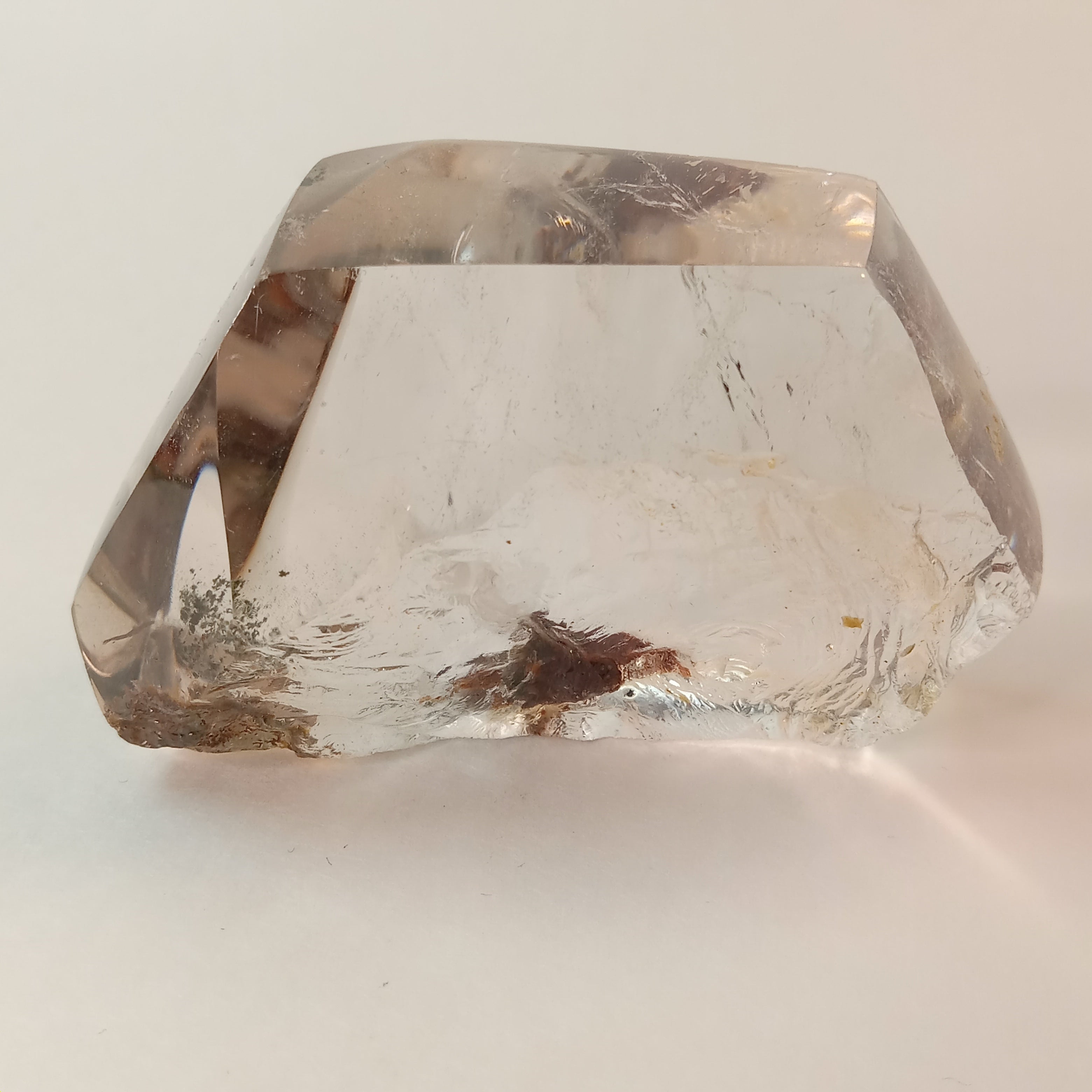 Garden Quartz Free Form with Floating Botanical Inclusion | GQF-023