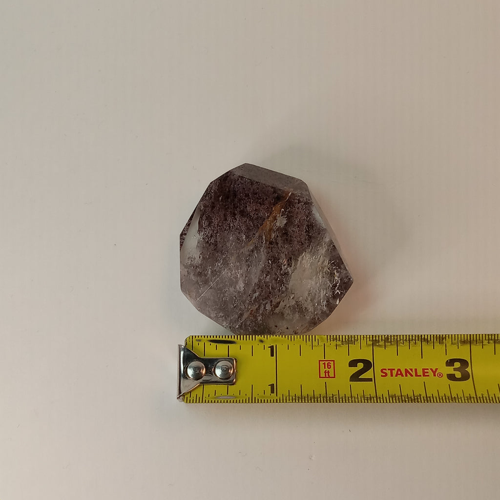 Garden Quartz Free Form with Suspended Purple Dendritic Canopy | GQF-024