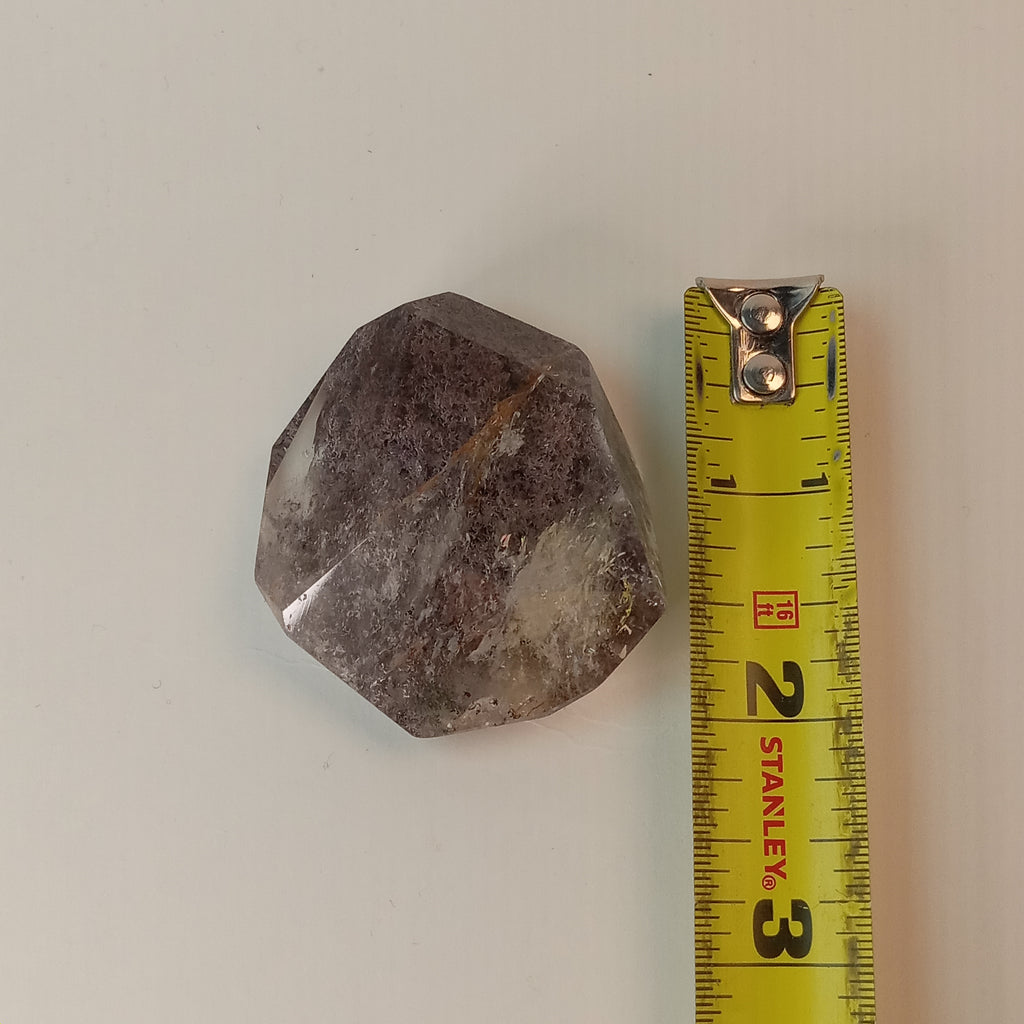Garden Quartz Free Form with Suspended Purple Dendritic Canopy | GQF-024