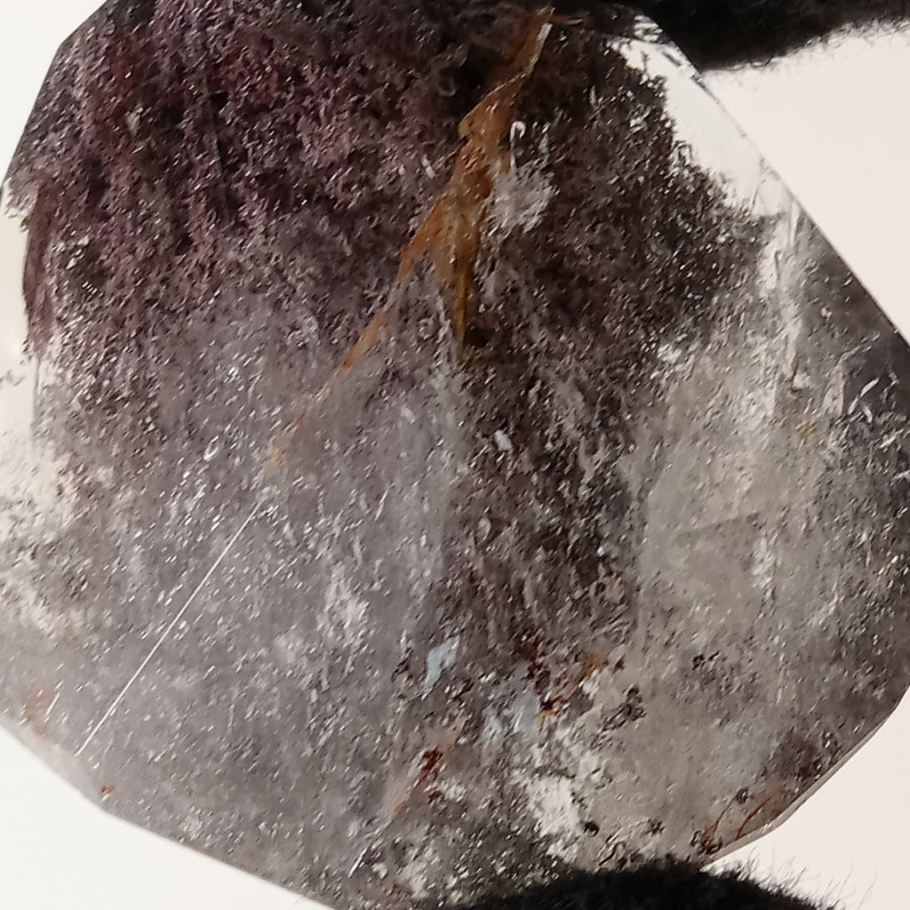 Garden Quartz Free Form with Suspended Purple Dendritic Canopy | GQF-024