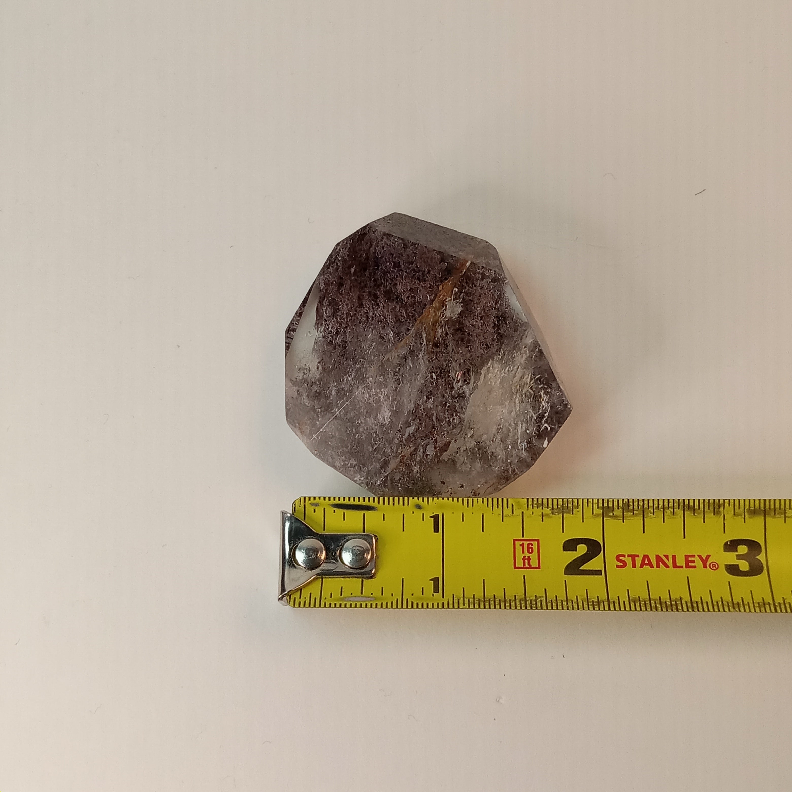 Garden Quartz Free Form with Suspended Purple Dendritic Canopy | GQF-024