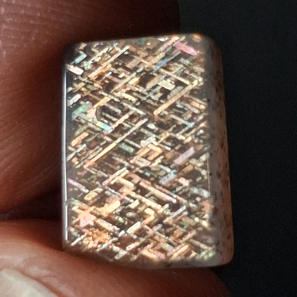 Rainbow Lattice Sunstone Hand-Cut Cabochon | Tanzania | RC001