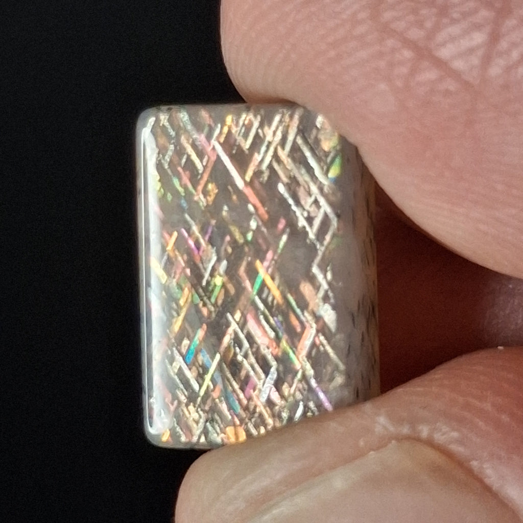 Rainbow Lattice Sunstone Hand-Cut Cabochon | Tanzania | RC014