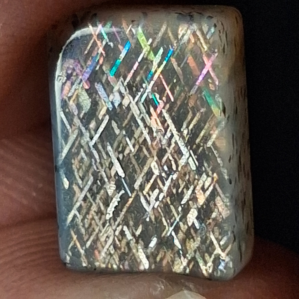 Rainbow Lattice Sunstone Hand-Cut Cabochon | Tanzania | RC024
