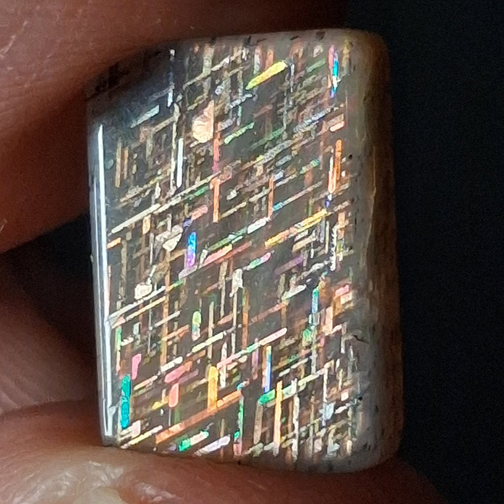 Rainbow Lattice Sunstone Hand-Cut Cabochon | Tanzania | RC029