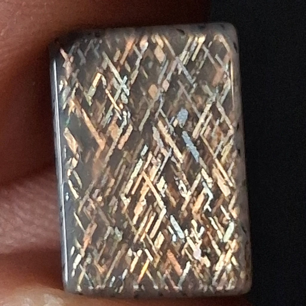 Rainbow Lattice Sunstone Hand-Cut Cabochon | Tanzania | RC034