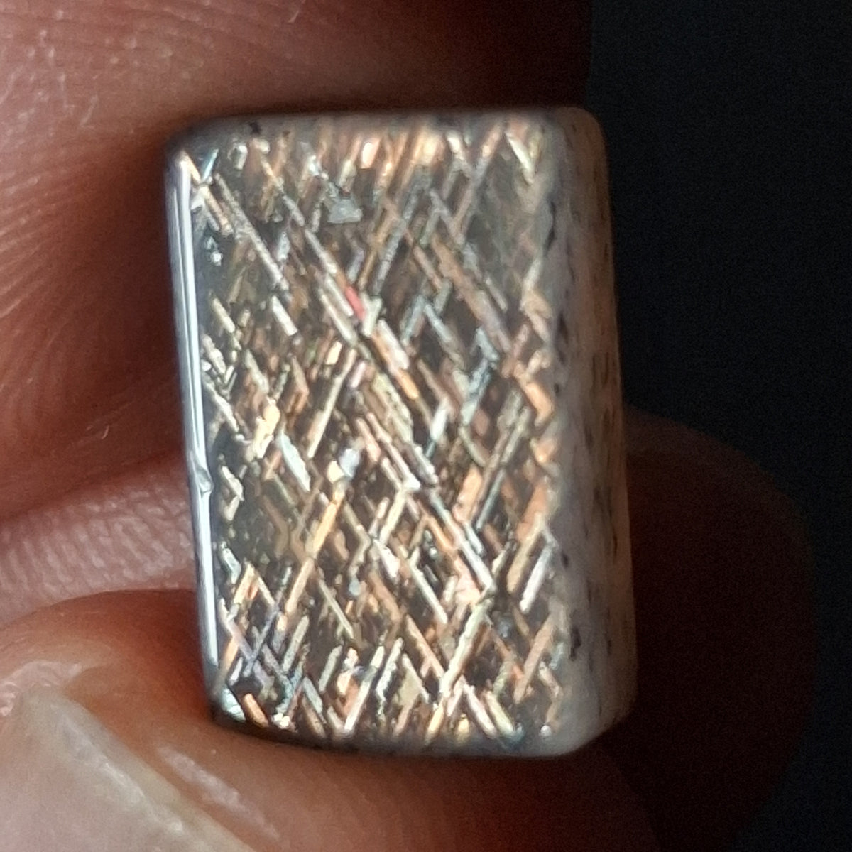 Rainbow Lattice Sunstone Hand-Cut Cabochon | Tanzania | RC036