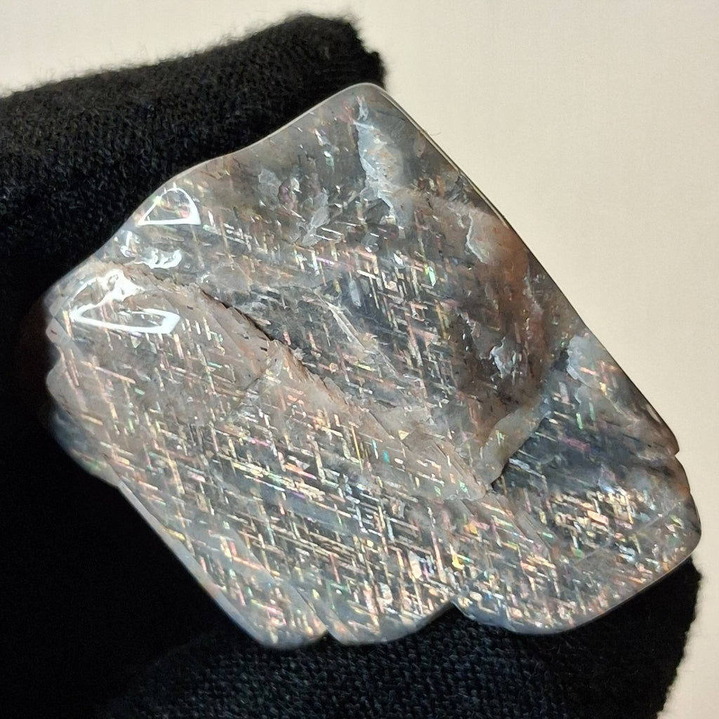 Rainbow Lattice Sunstone Polished Specimen | RS-004 | 26g | Tanzania