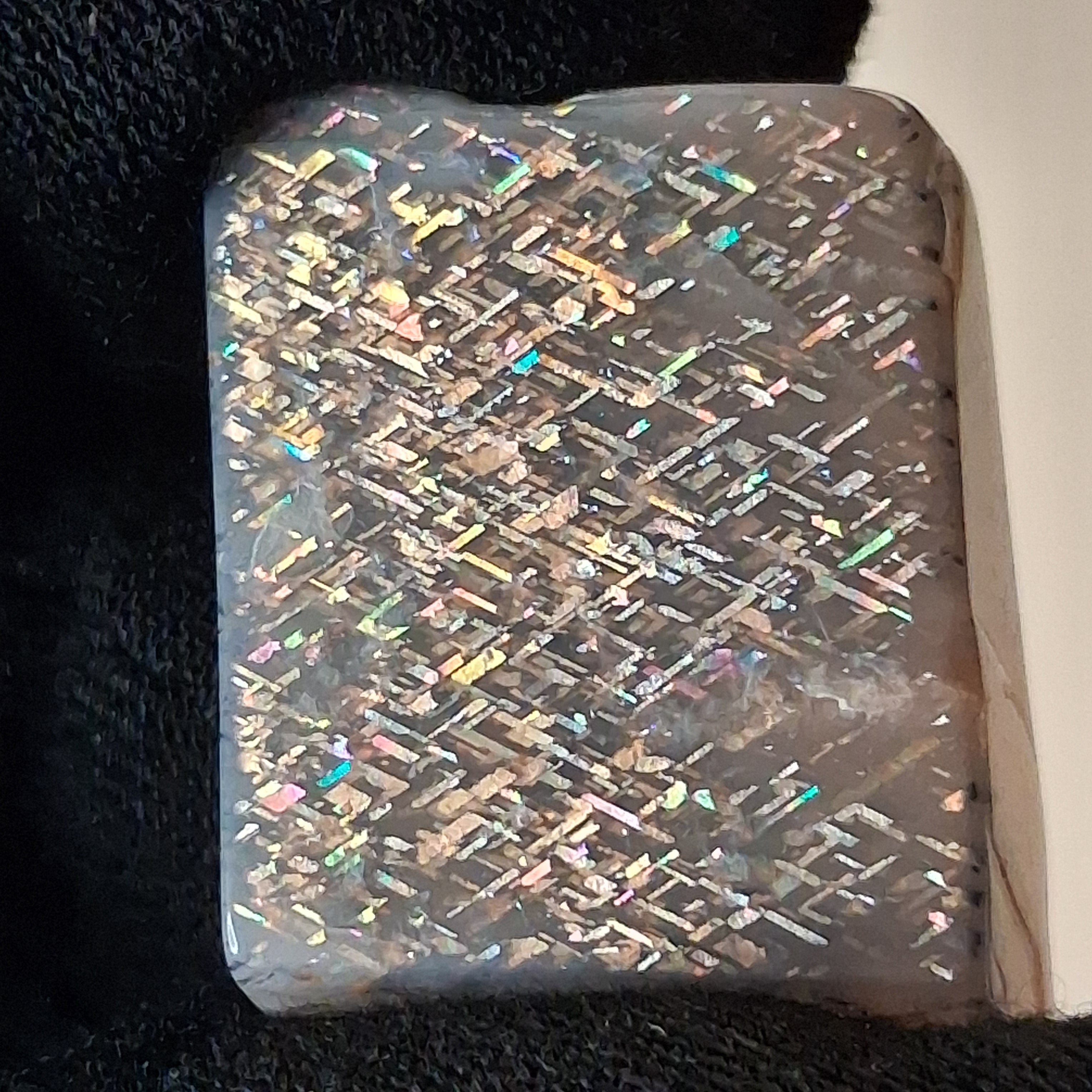 Rainbow Lattice Sunstone Polished Specimen | RS-005 | 9g | Tanzania