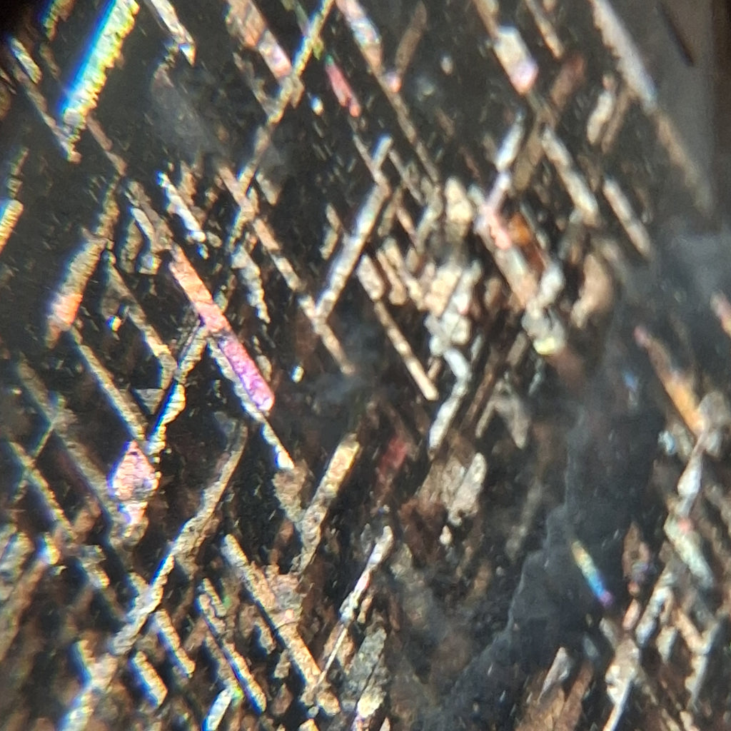 Rainbow Lattice Sunstone Polished Specimen | RS-008 | 7g | Tanzania