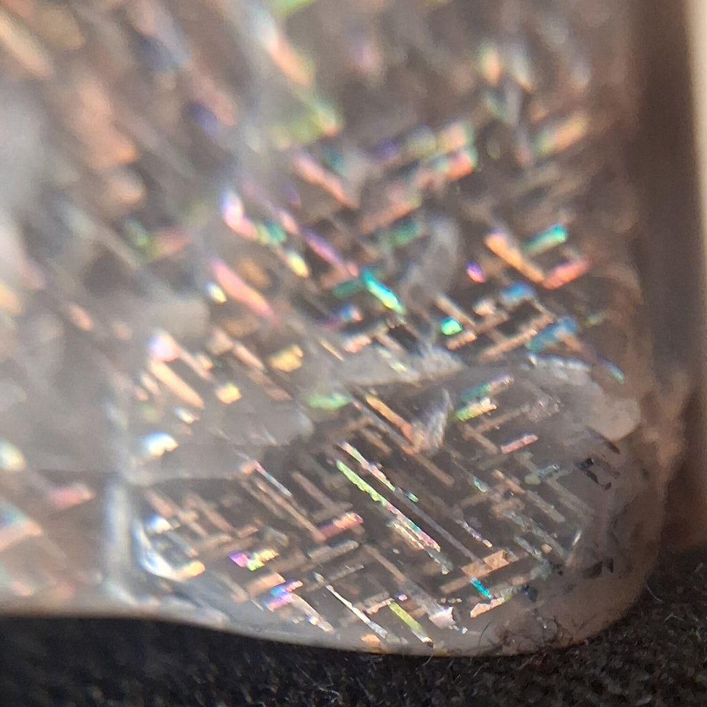 Rainbow Lattice Sunstone Polished Specimen | RS-010 | 10g | Tanzania