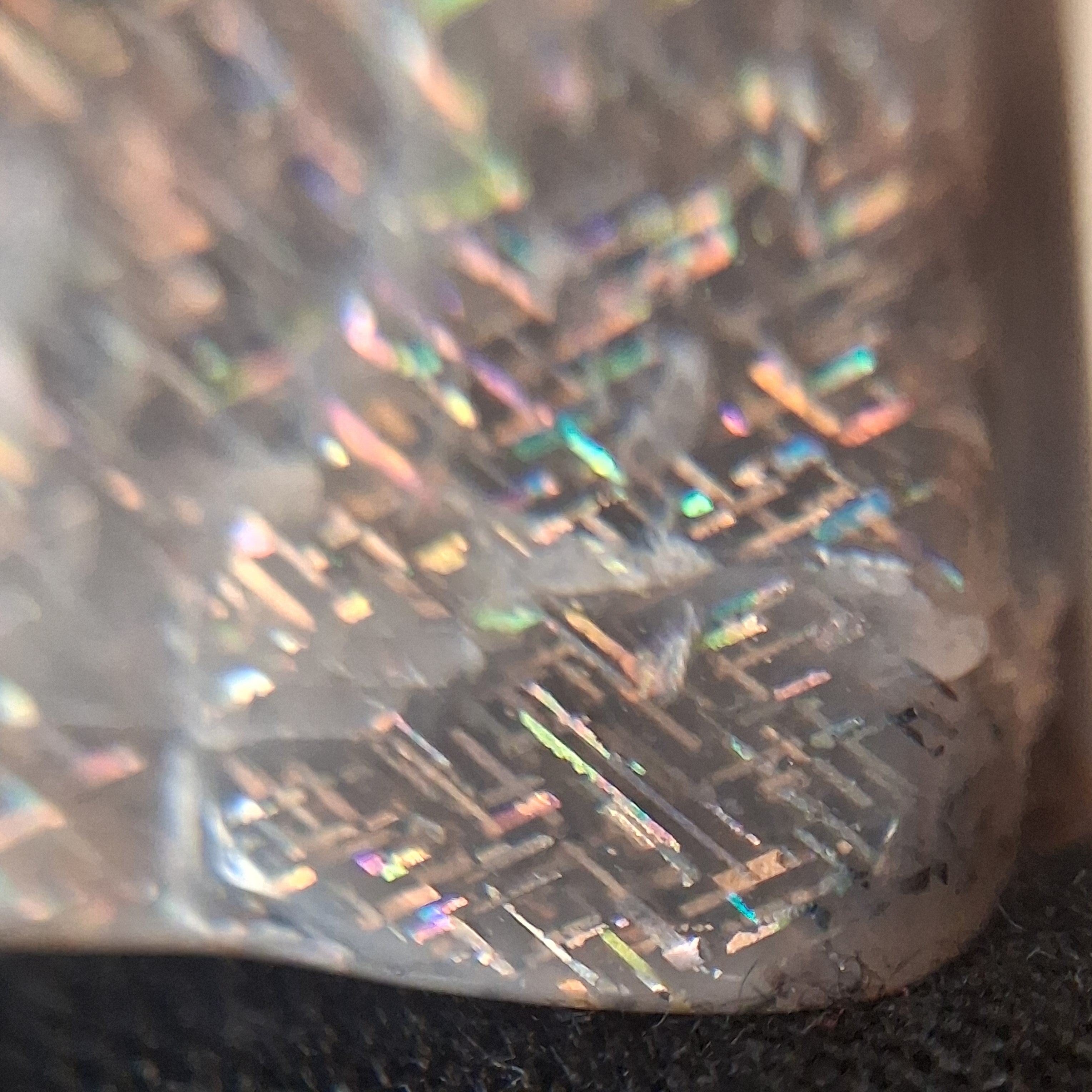 Rainbow Lattice Sunstone Polished Specimen | RS-010 | 10g | Tanzania