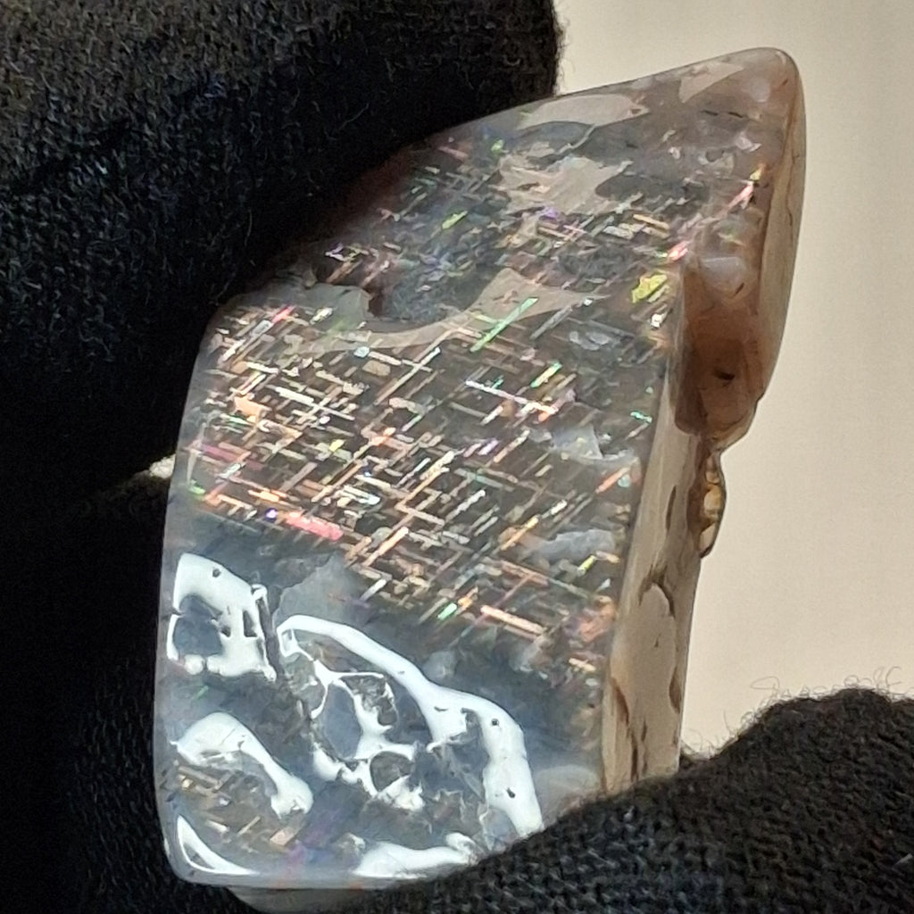 Rainbow Lattice Sunstone Polished Specimen | RS-010 | 10g | Tanzania