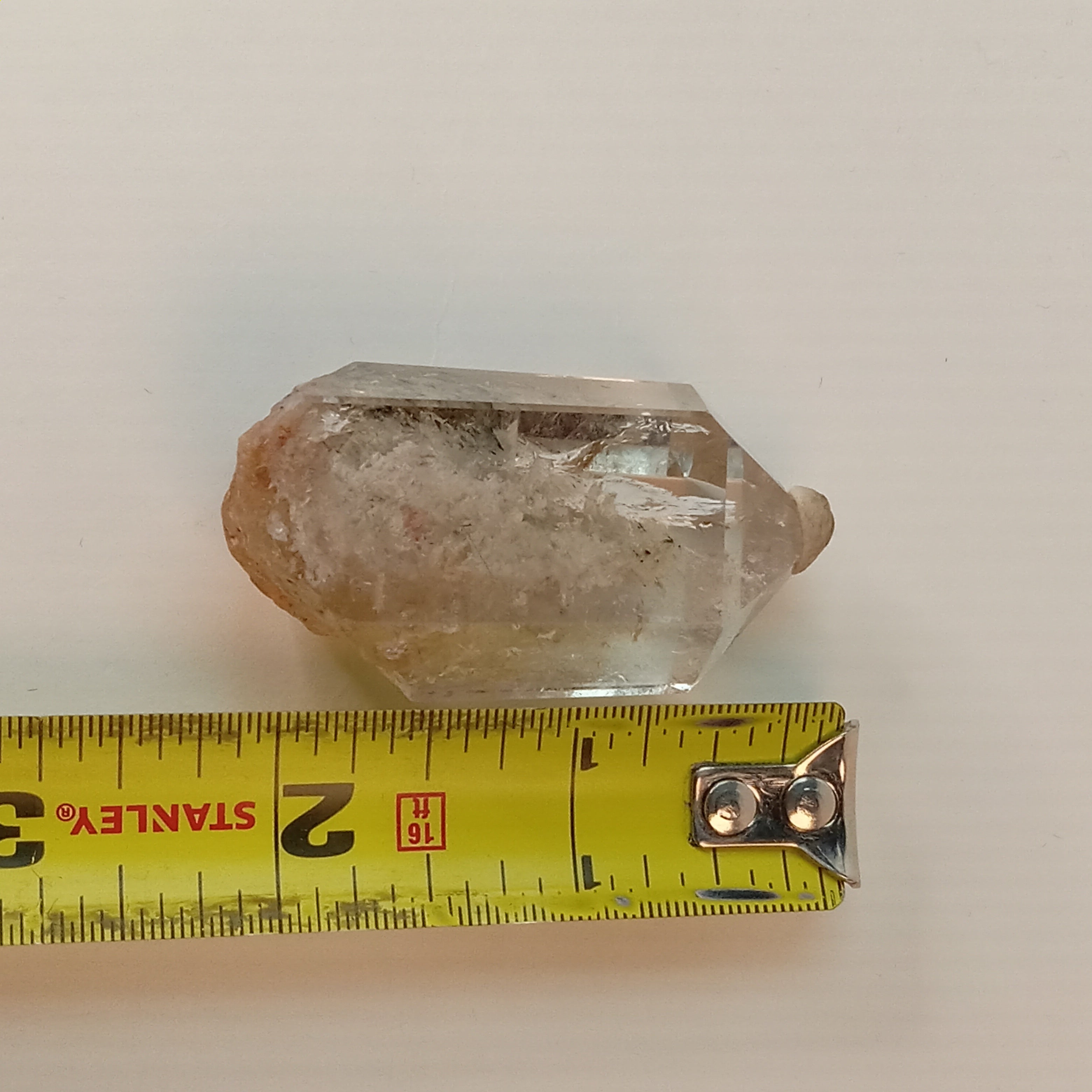Thousand Layer Garden Quartz Polished Free Form with Transparent Layered Landscape Inclusions