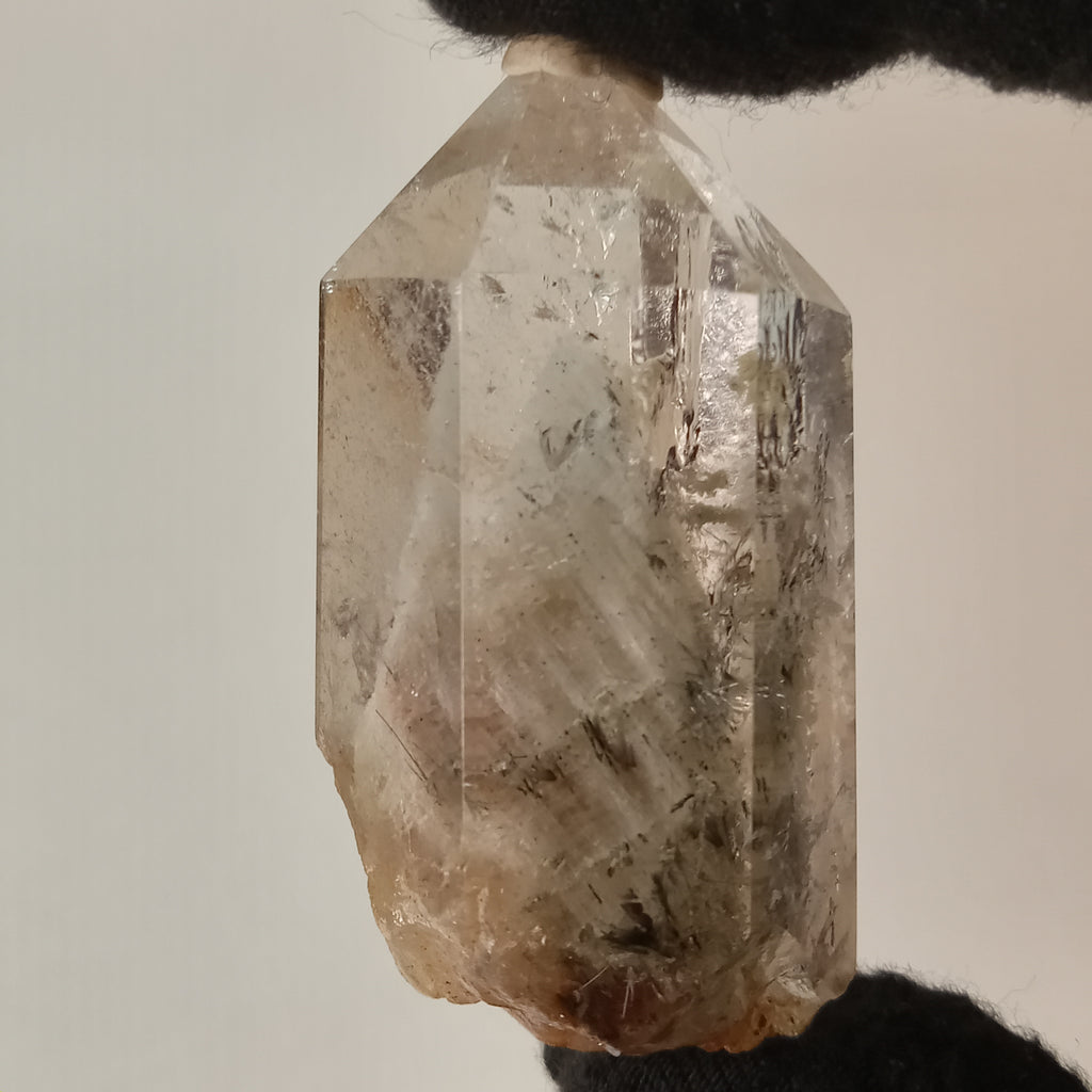 Thousand Layer Garden Quartz Polished Free Form with Transparent Layered Landscape Inclusions