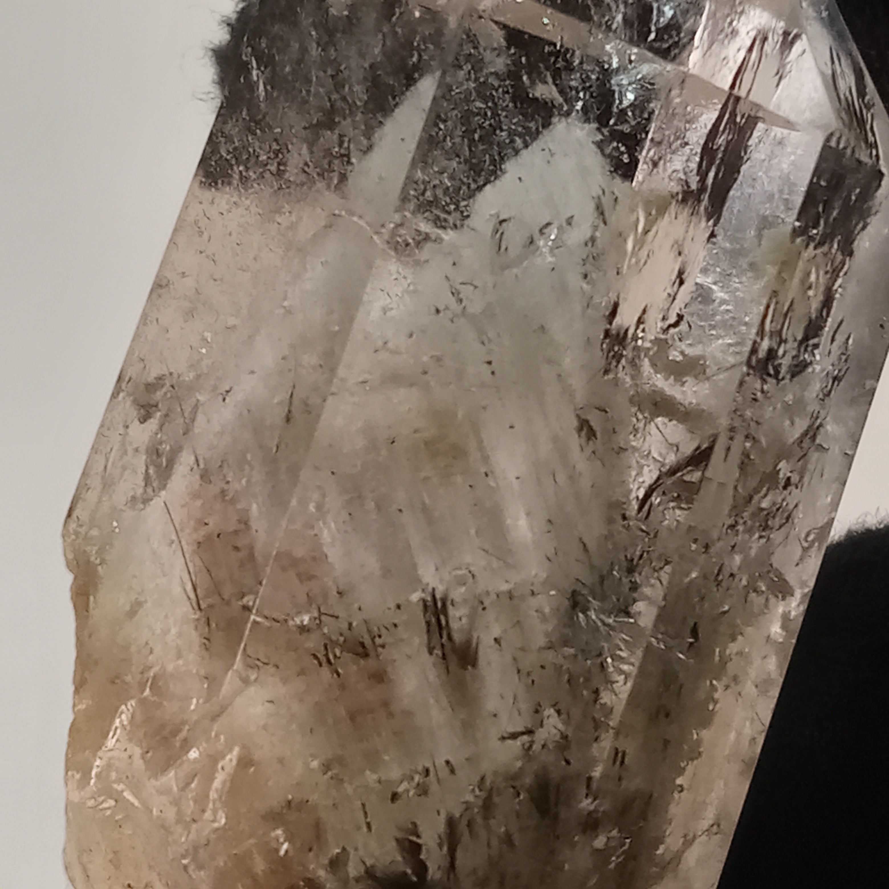 Thousand Layer Garden Quartz Polished Free Form with Transparent Layered Landscape Inclusions