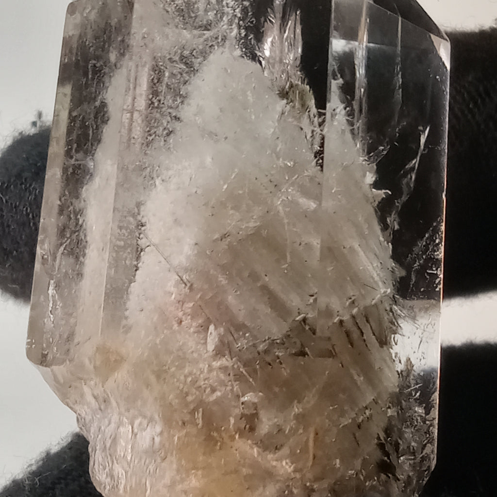 Thousand Layer Garden Quartz Polished Free Form with Transparent Layered Landscape Inclusions