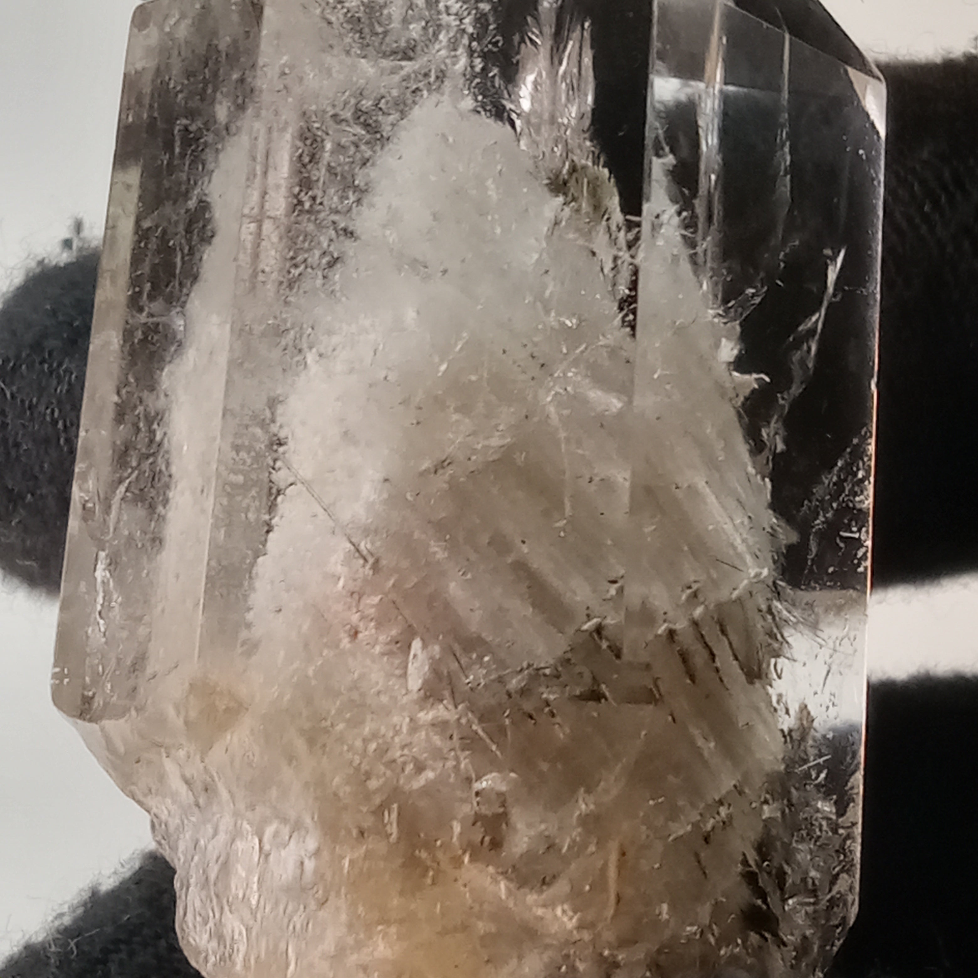 Thousand Layer Garden Quartz Polished Free Form with Transparent Layered Landscape Inclusions