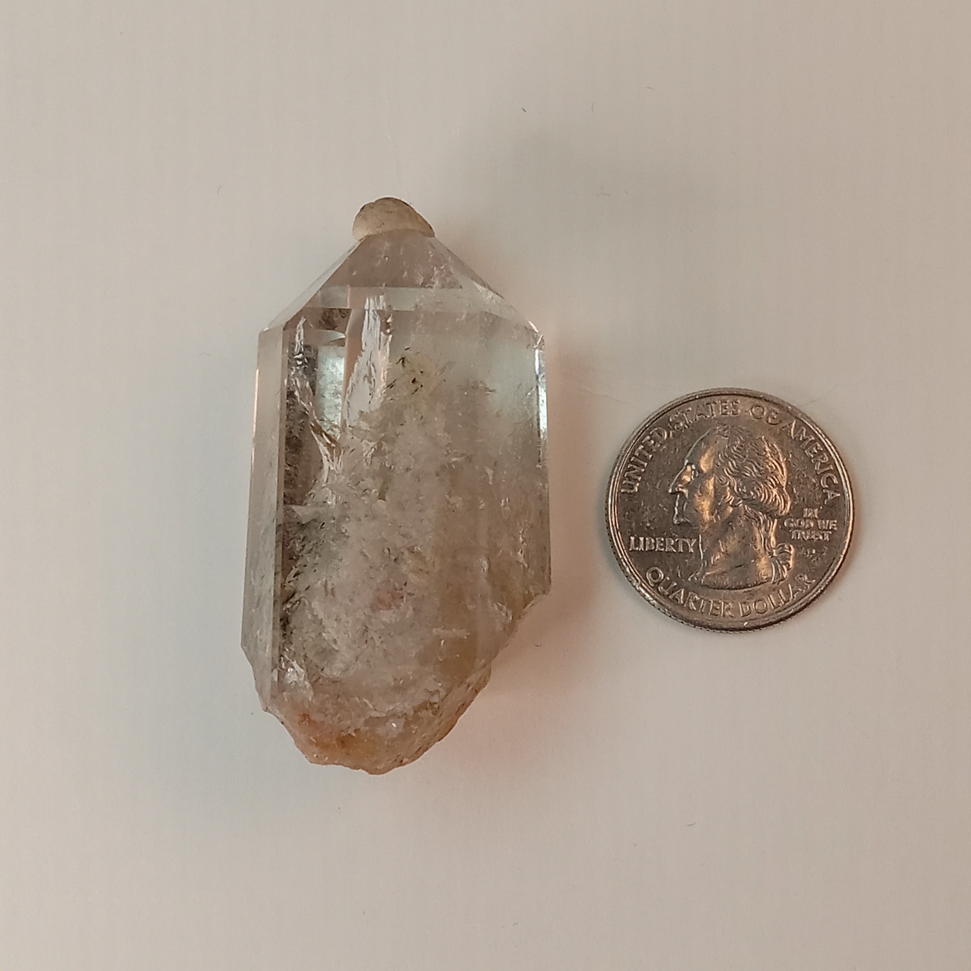 Thousand Layer Garden Quartz Polished Free Form with Transparent Layered Landscape Inclusions