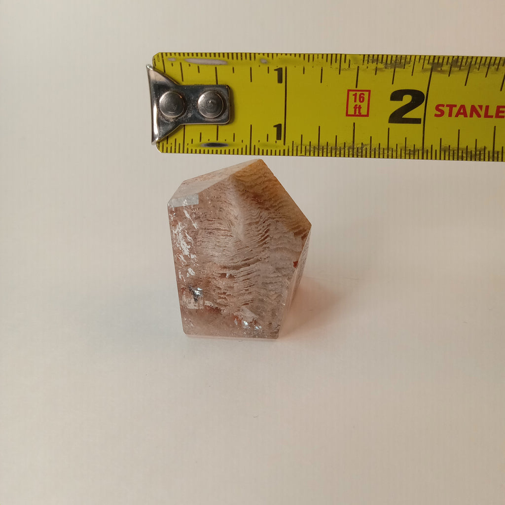 Thousand Layer Garden Quartz Polished Free Form with Bold Layered Landscape Inclusions