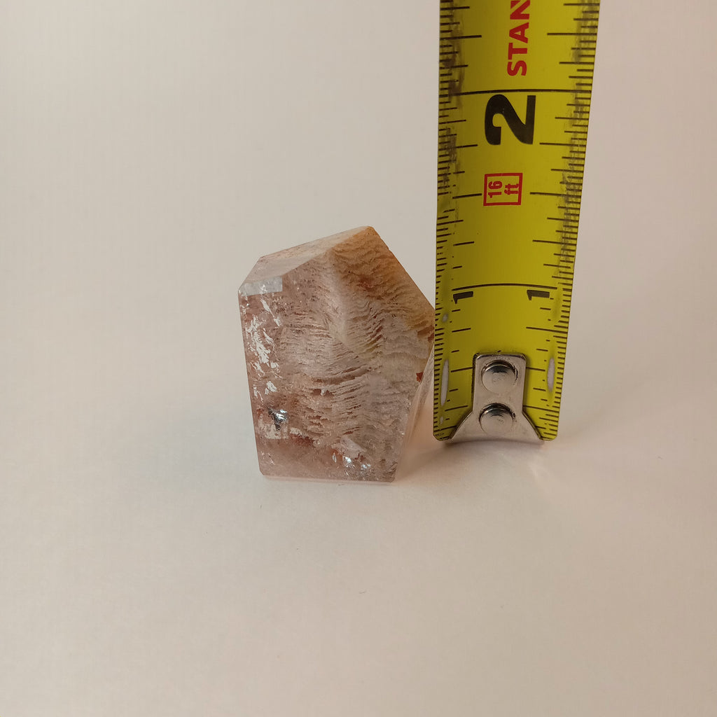 Thousand Layer Garden Quartz Polished Free Form with Bold Layered Landscape Inclusions