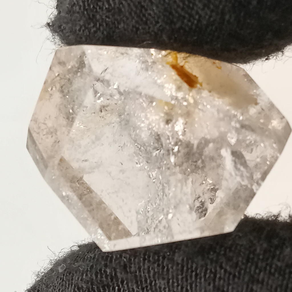 Thousand Layer Garden Quartz Polished Free Form with Smoky Layered Landscape Inclusions