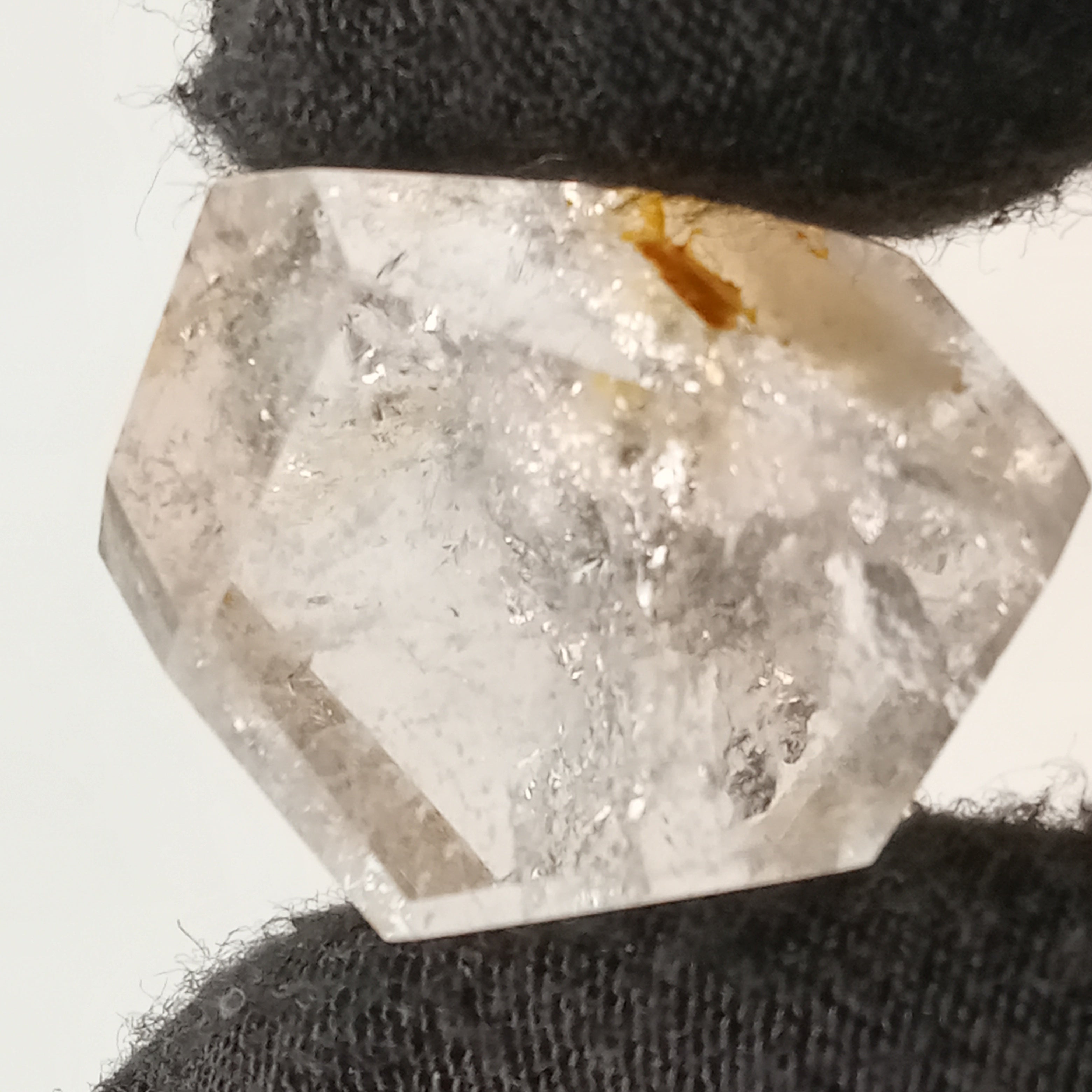 Thousand Layer Garden Quartz Polished Free Form with Smoky Layered Landscape Inclusions