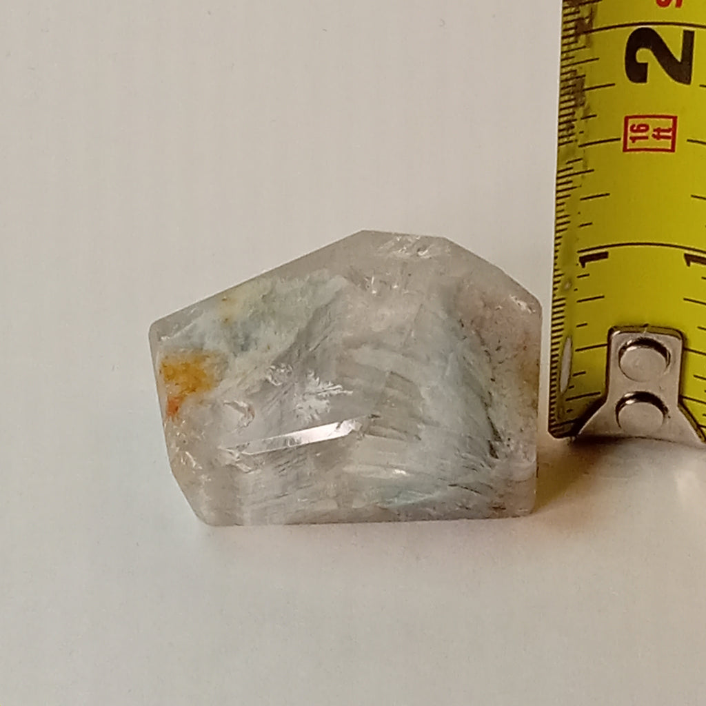 Thousand Layer Garden Quartz Polished Free Form with Horizontal Layered Landscape Inclusions
