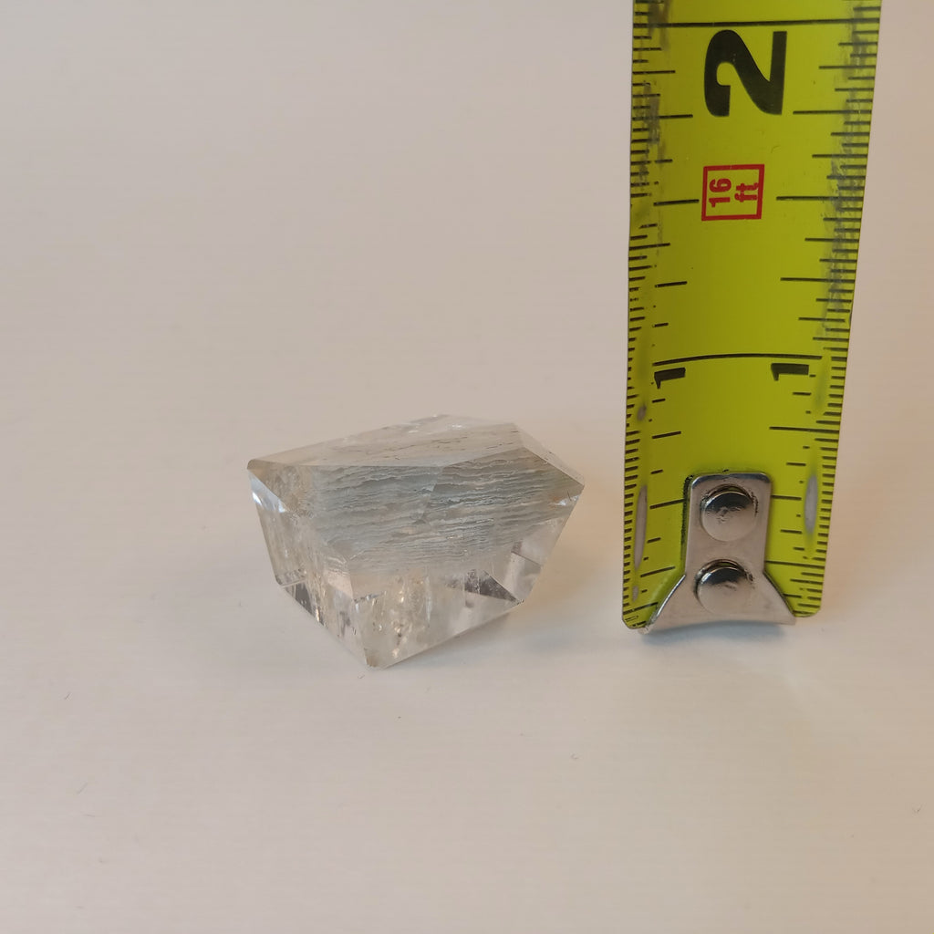 Thousand Layer Garden Quartz Polished Free Form with Blue-White Layered Landscape Inclusions