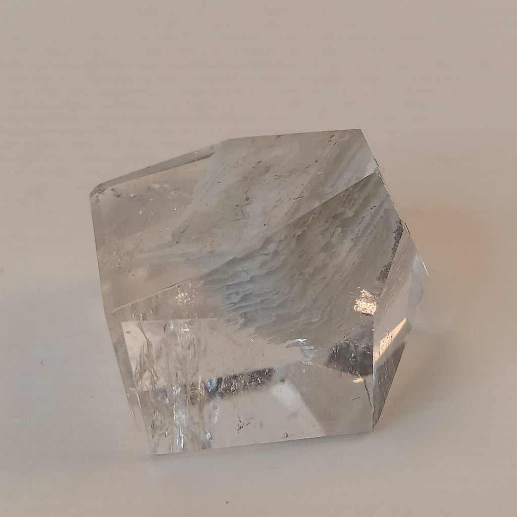 Thousand Layer Garden Quartz Polished Free Form with Blue-White Layered Landscape Inclusions