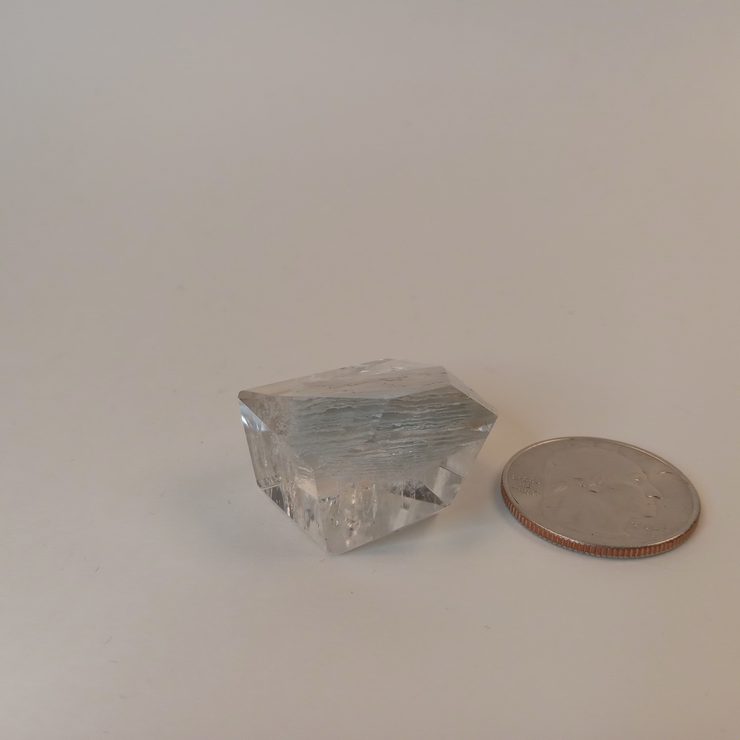 Thousand Layer Garden Quartz Polished Free Form with Blue-White Layered Landscape Inclusions