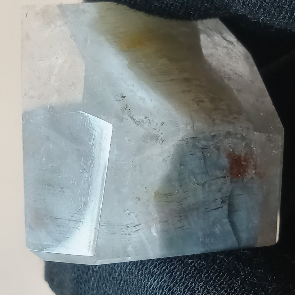 Thousand Layer Garden Quartz Polished Free Form with Fine Layered Landscape Inclusions
