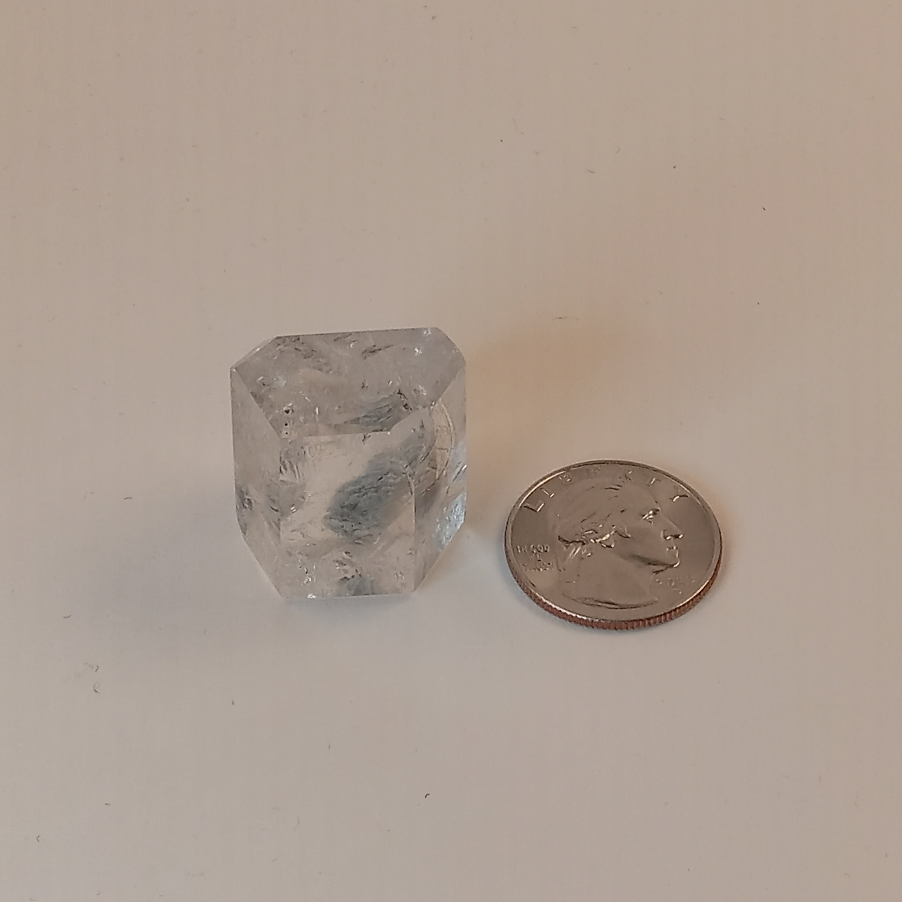 Thousand Layer Garden Quartz Polished Free Form with Blue Phantom Landscape Inclusions