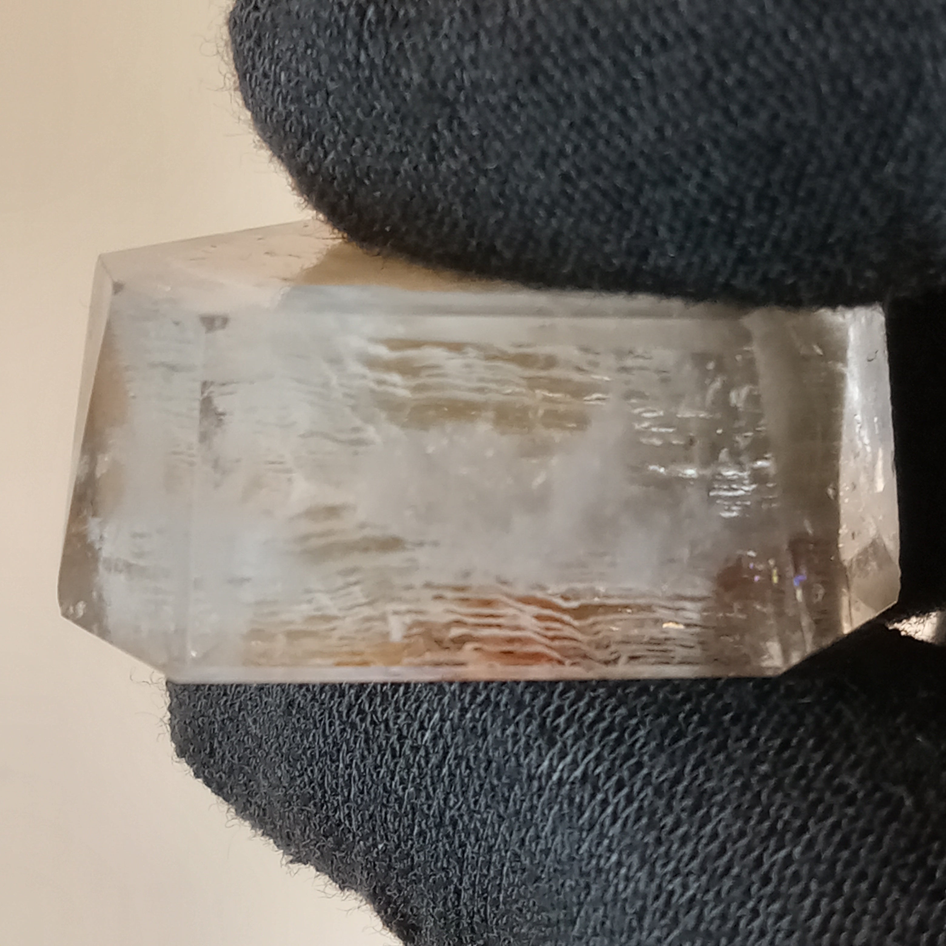 Thousand Layer Garden Quartz Polished Free Form with Fine Horizontal Layering