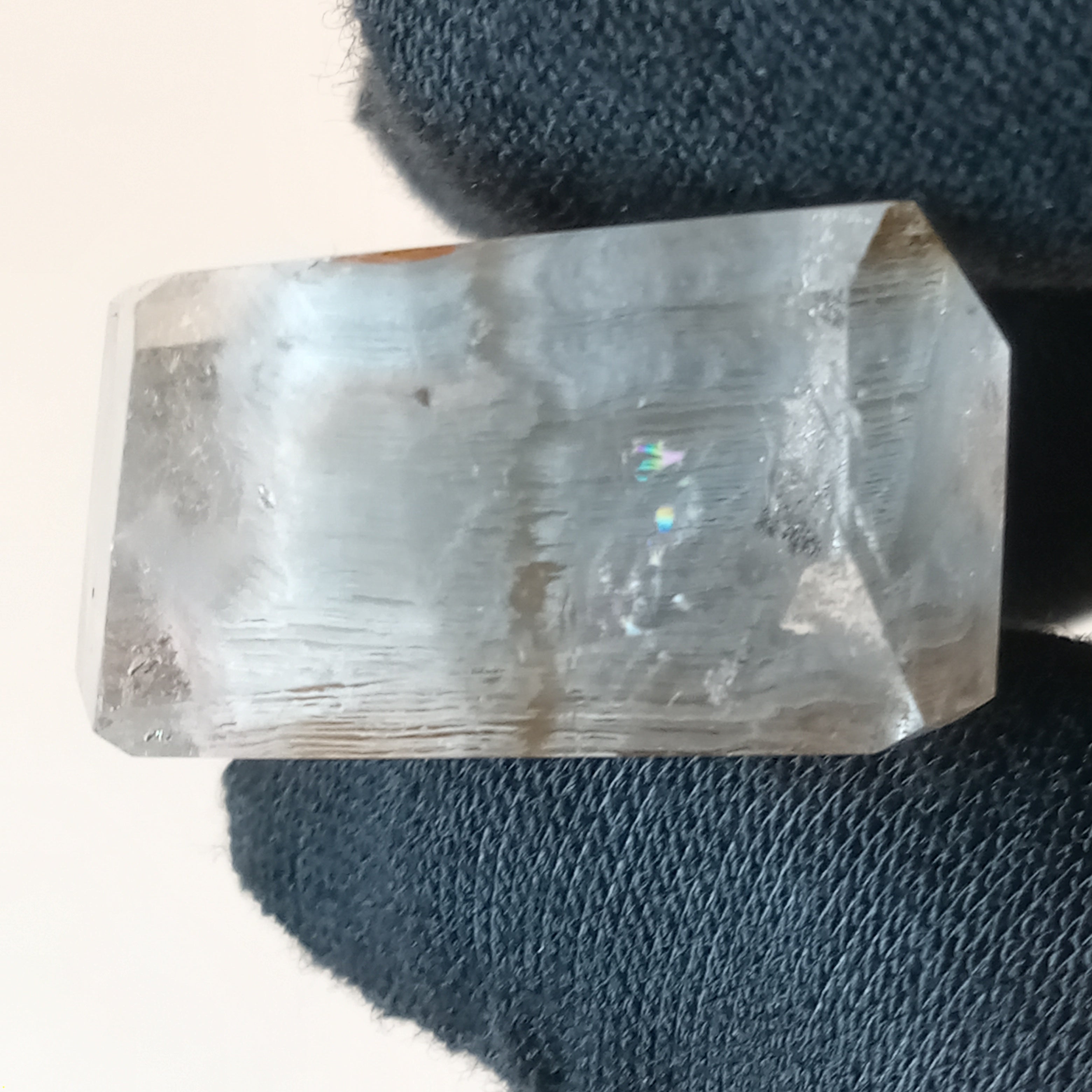 Thousand Layer Garden Quartz Polished Free Form with Fine Horizontal Layering