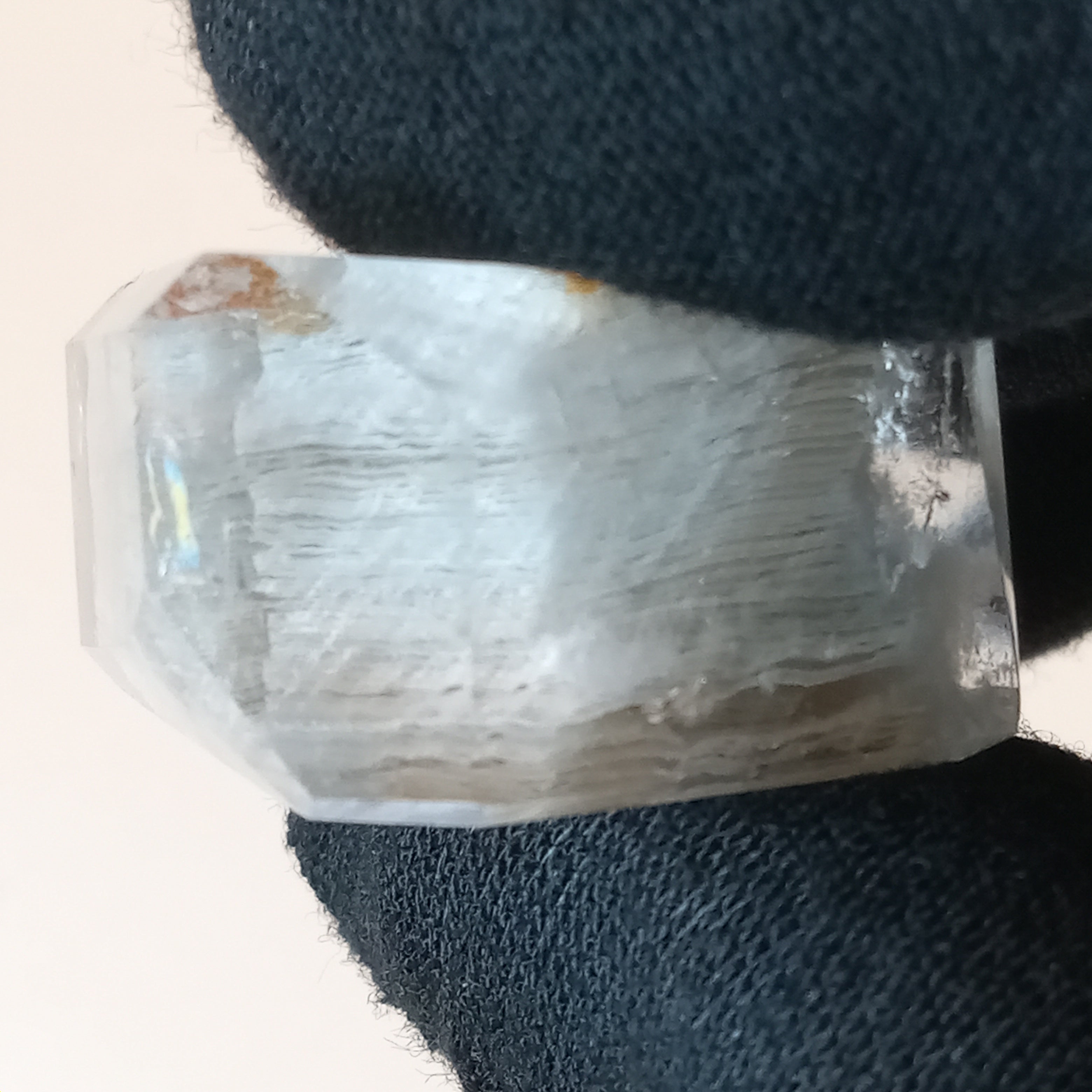 Thousand Layer Garden Quartz Polished Free Form with Fine Horizontal Layering