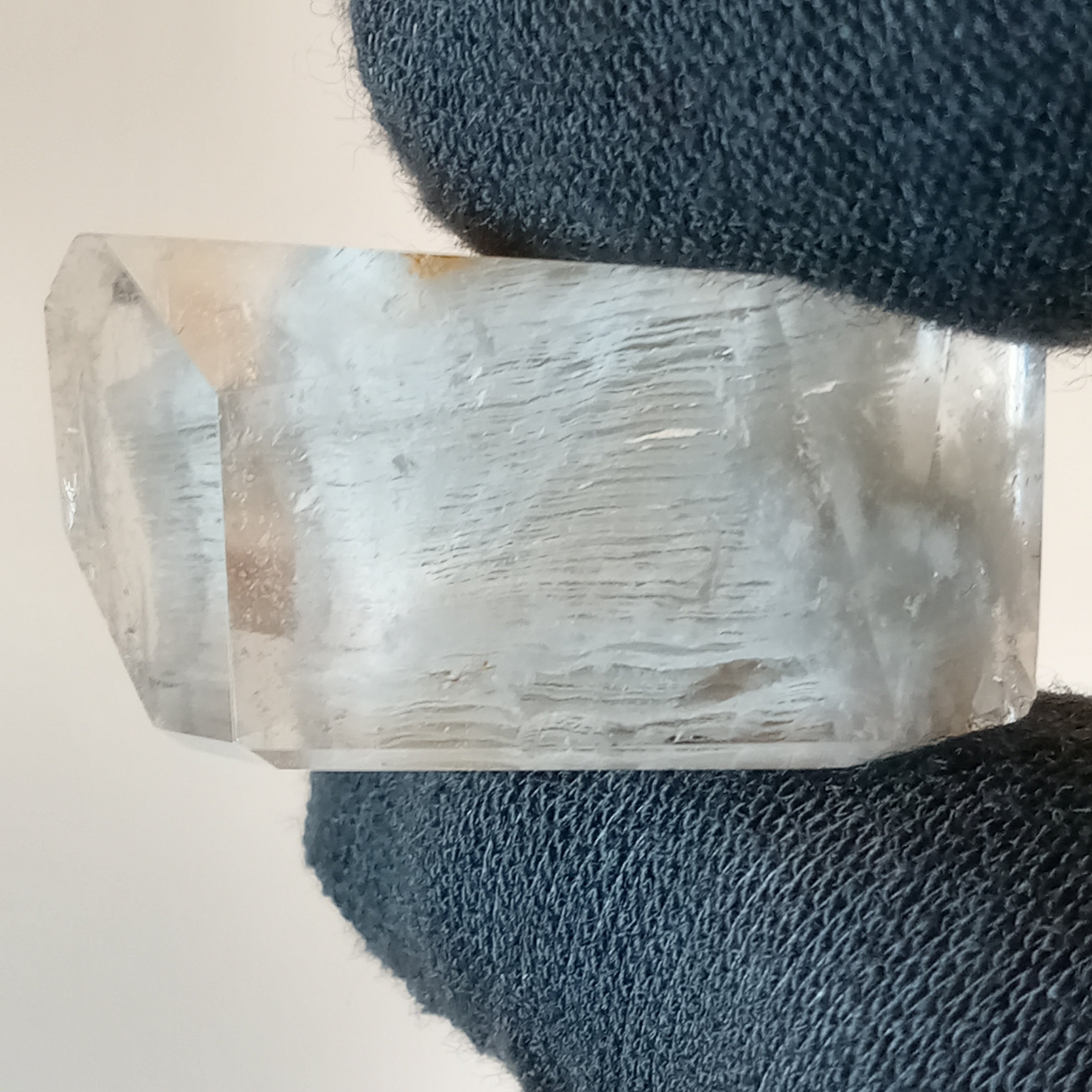 Thousand Layer Garden Quartz Polished Free Form with Fine Horizontal Layering