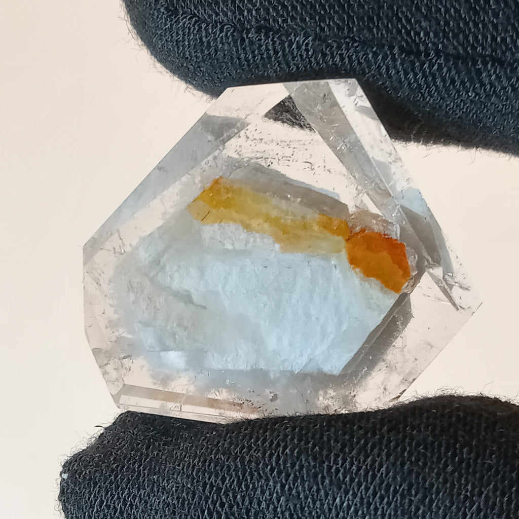 Thousand Layer Garden Quartz Polished Free Form with Fine Horizontal Layering