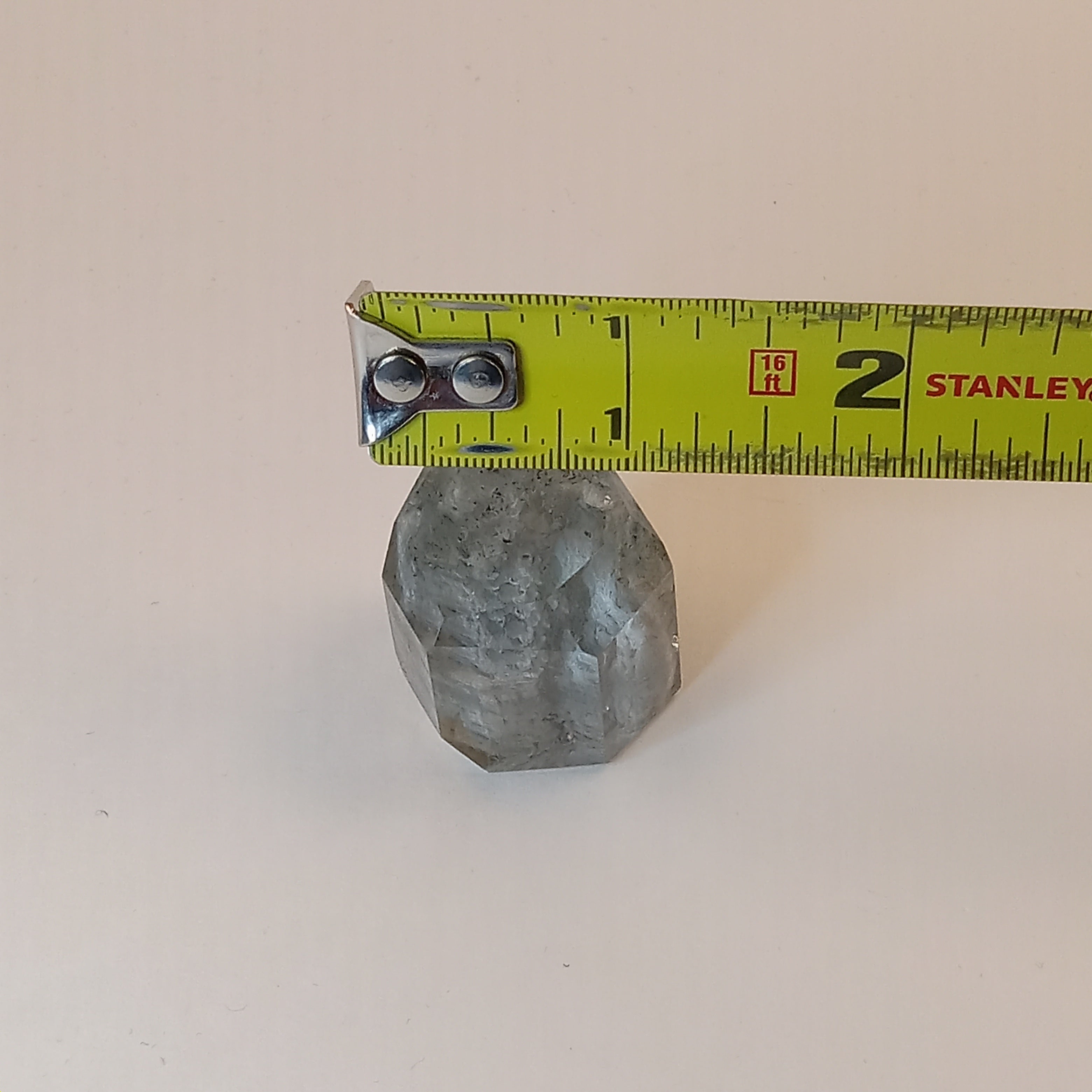 Thousand Layer Garden Quartz Polished Free Form with Blue Layered Landscape Inclusions