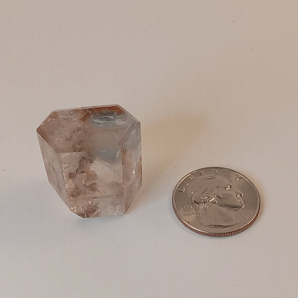 Thousand Layer Garden Quartz Polished Free Form with Red Landscape Mineral Inclusions