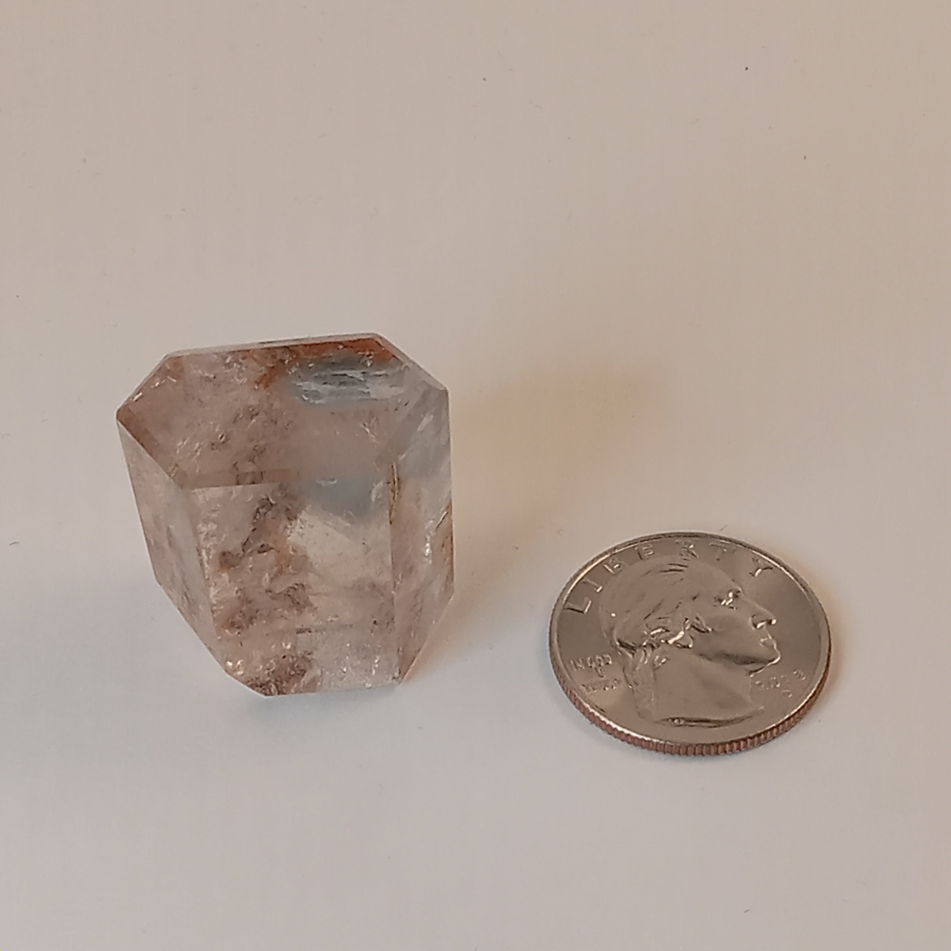 Thousand Layer Garden Quartz Polished Free Form with Red Landscape Mineral Inclusions