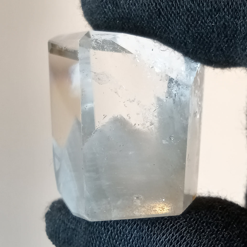 Thousand Layer Garden Quartz Polished Free Form with Floating Blue Landscape Inclusions