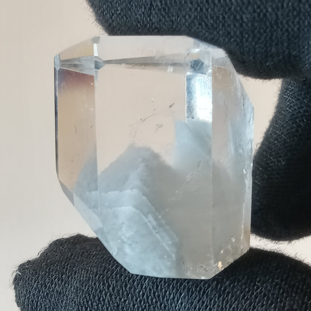Thousand Layer Garden Quartz Polished Free Form with Floating Blue Landscape Inclusions