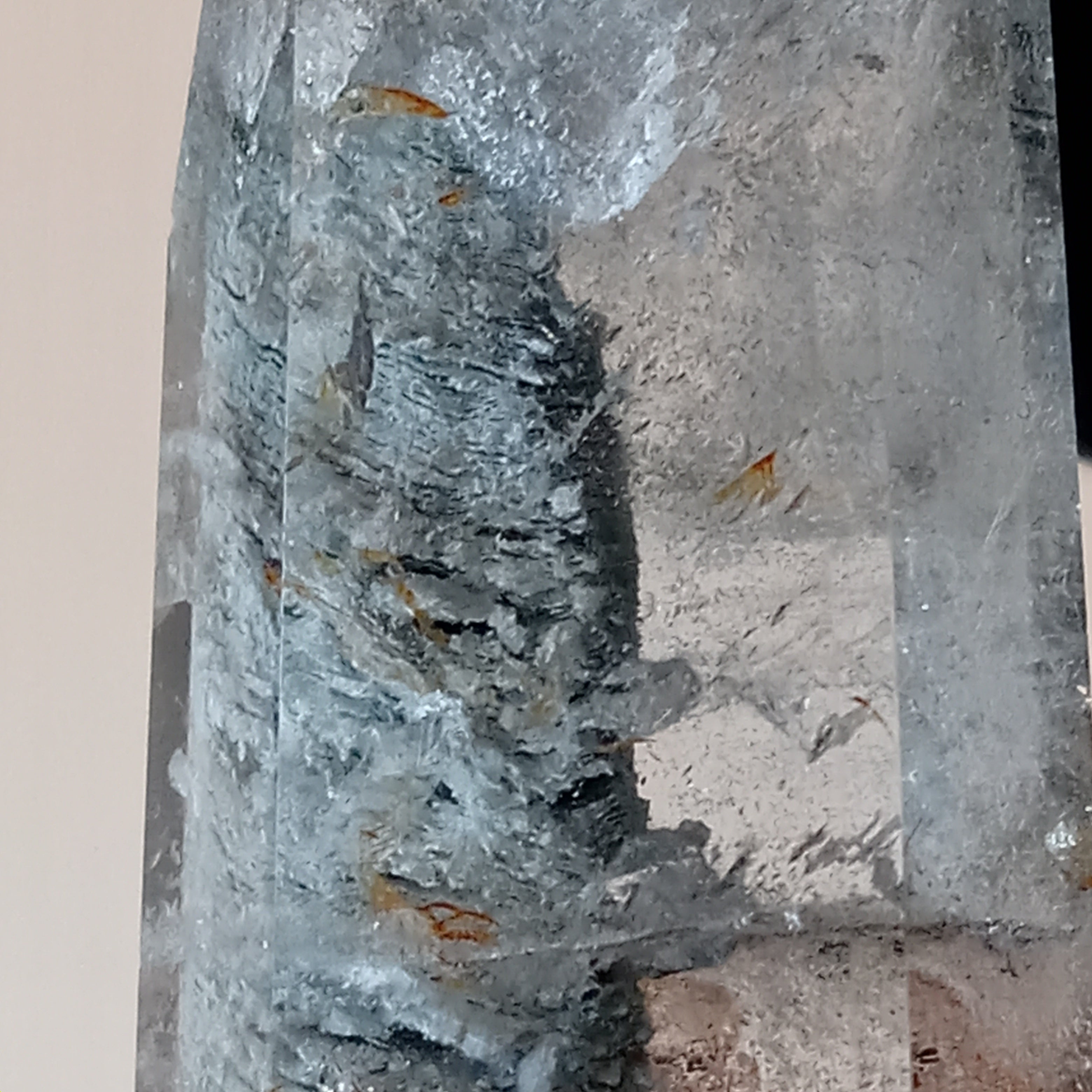 Thousand Layer Garden Quartz Polished Free Form with Tree-Like Landscape Inclusions