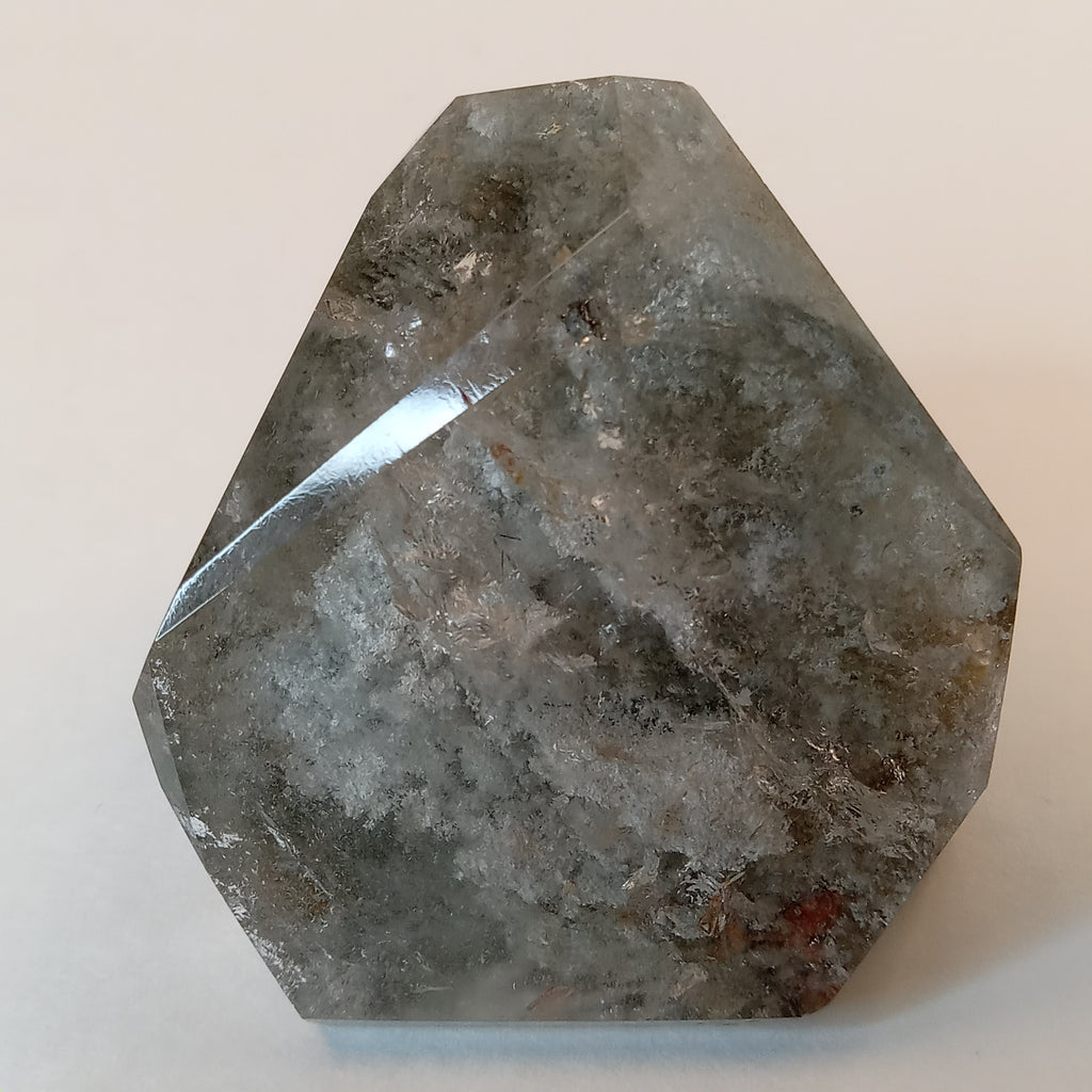 Thousand Layer Garden Quartz Polished Free Form with Dense Landscape Inclusions