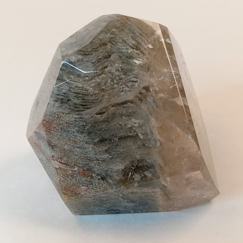 Thousand Layer Garden Quartz Polished Free Form with Dense Landscape Inclusions