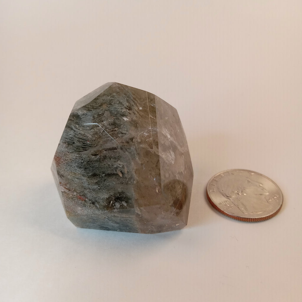 Thousand Layer Garden Quartz Polished Free Form with Dense Landscape Inclusions